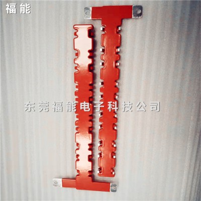 动力电池连接树脂粉末喷涂硬铜排导电连接片规格