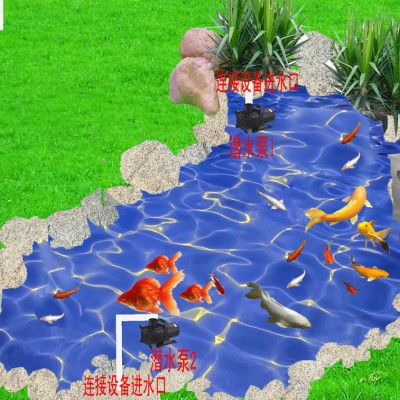 深圳私家花园景观鱼池过滤系统