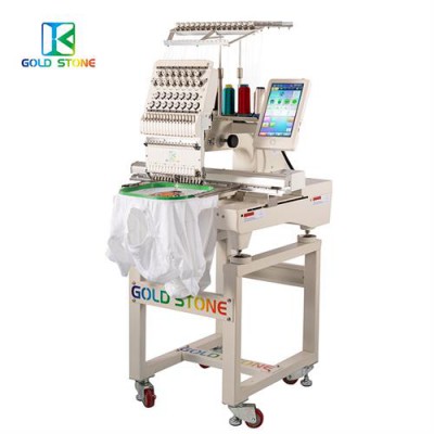 电脑绣花机GT-1501单头15针成衣绣成品帽绣机厂家直销