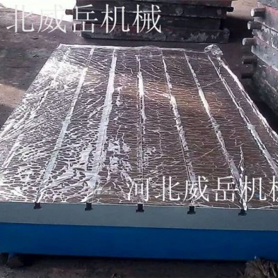 泊头量具厂处理铸铁装配平台2*4现货 试验平台定制加工