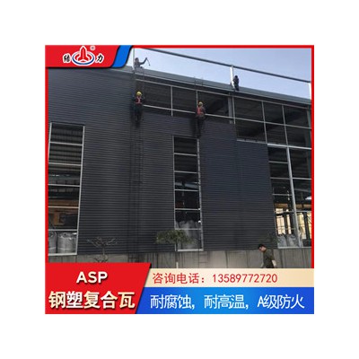 山东乐陵 psp防腐瓦 塑钢彩钢瓦 asp钢塑复合板耐腐色优