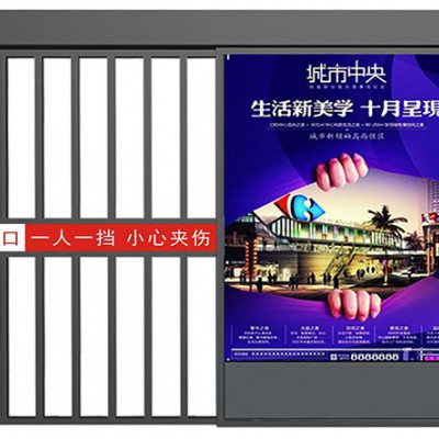 西平广告平移门广告门厂家