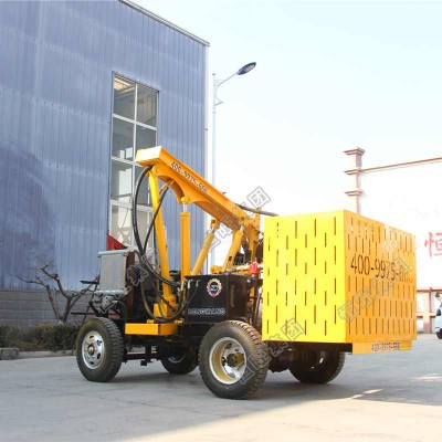 高速公路护栏打桩机 公路钻孔打桩拔桩一体机 装载式护栏打桩机