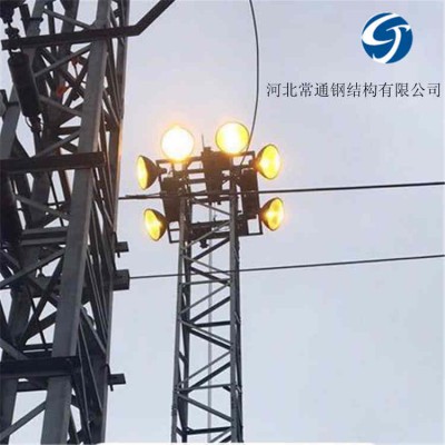 铁搭生产厂家-投光灯塔 照明灯杆 角钢塔