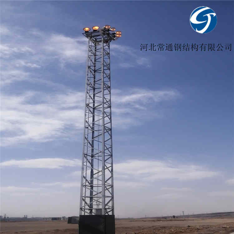 投光灯塔定制 镀锌投光照明灯塔高度可选厂家