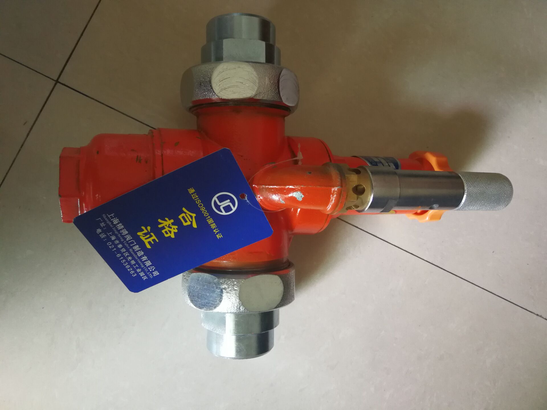 上海精骋阀门 FS-Y22SD-30船用柴油机调压阀