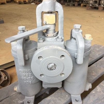 上海精骋阀门 船用日标双联油滤器JIS F7208