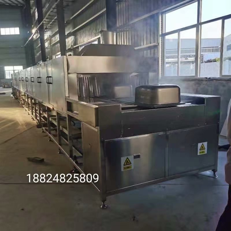 不锈钢水槽自动清洗线 除油喷淋清洗机佳和达生产厂家