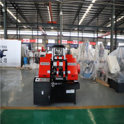 高德数控GB4228金属带锯床 采用液压夹紧工作 运动精度高