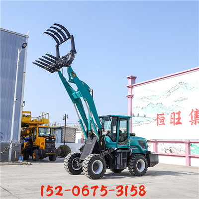 供应装载式抓木机 全新农用小型装载机铲车抓木机