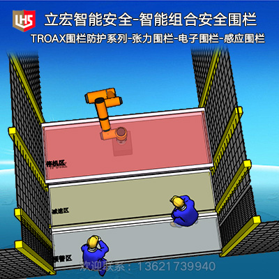 立宏智能TROAX围栏防护系列-智能组合安全围栏-张力围栏