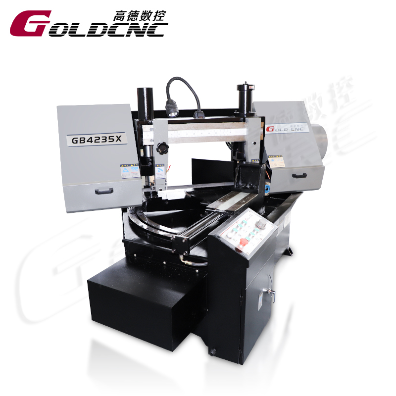 厂家直销GB4235x双立柱金属切割小型带锯床 角度锯切
