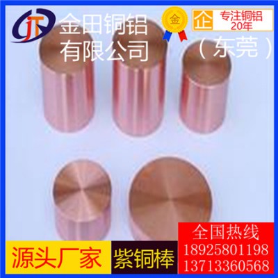 t8紫铜棒0.4mm-t1耐酸碱紫铜棒，t5大规格紫铜棒