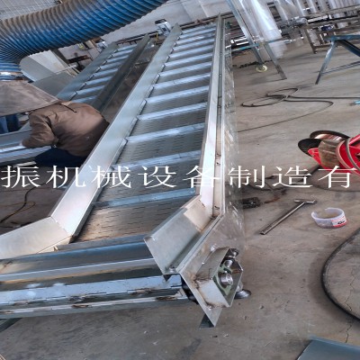 批量制造垃圾处理输送机 重型链板输送设备