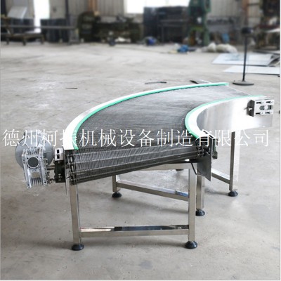 批量制造小型变频调速输送机 网带式转弯机