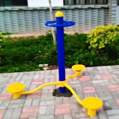 星陵体育室外健身器材三人转腰器
