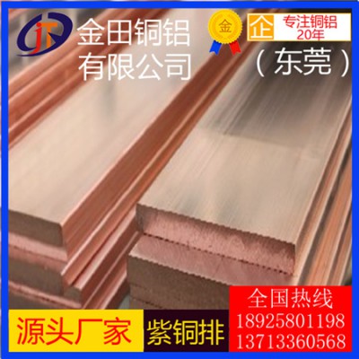 高精度t6紫铜排，t1超硬紫铜排-t3可拉伸紫铜排