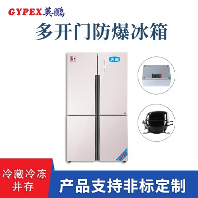 海南工业双温多开门防爆冰箱