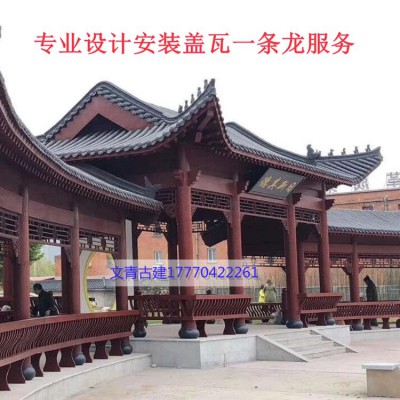 江西文青园林古建厂家直销长廊