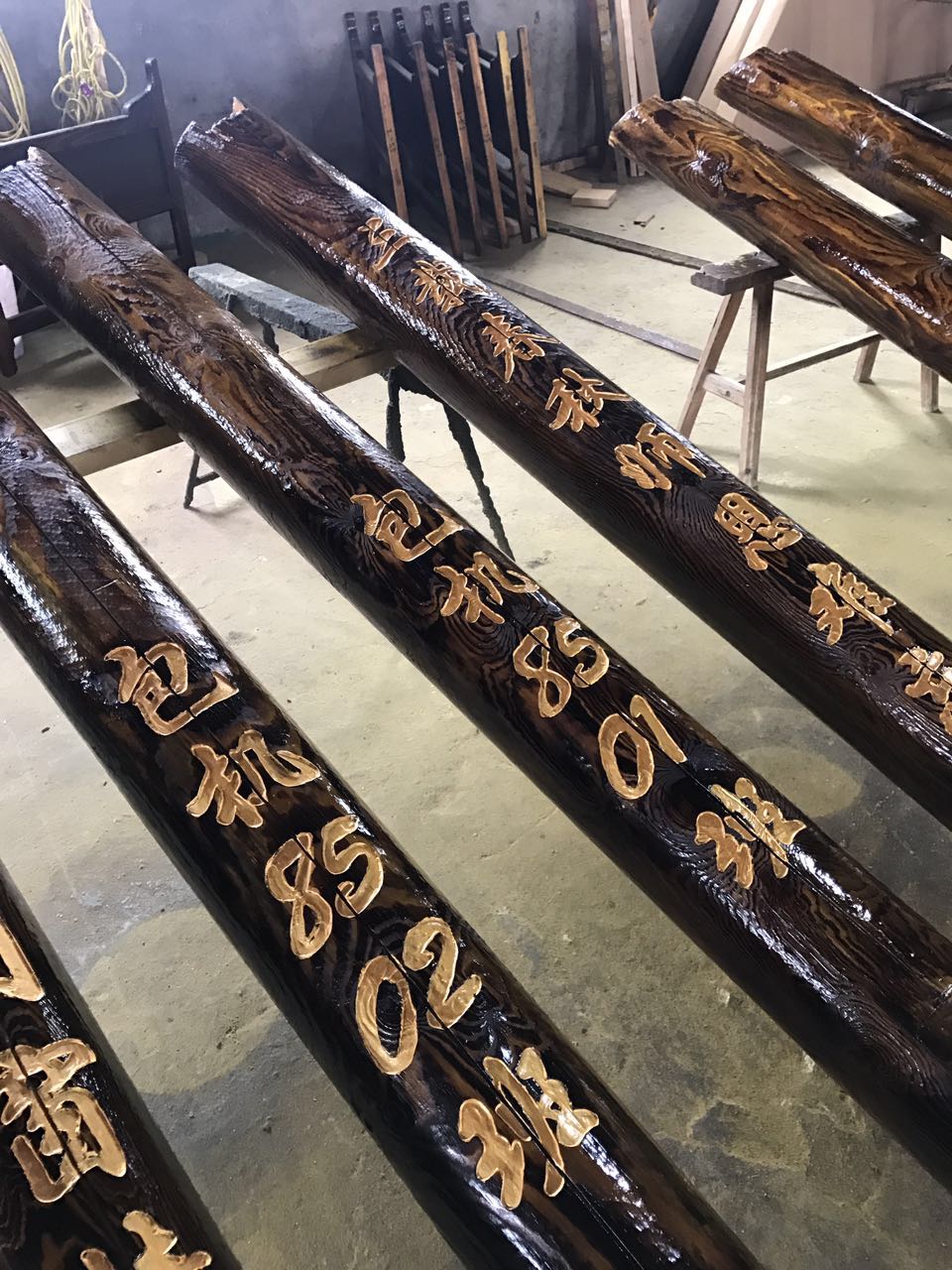 江西文青园林古建厂家牌匾对联