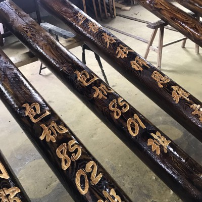 江西文青园林古建厂家牌匾对联