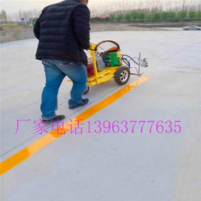 金尊小型冷喷划线机厂房地面冷喷涂线机