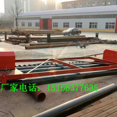 混凝土公路三辊轴摊铺机桥梁悬挂式护栏摊铺机水泥振动梁