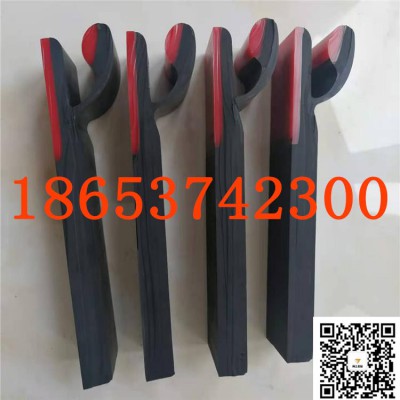 人字形导料槽防溢裙板聚氨酯复合150*16防溢裙边挡煤皮