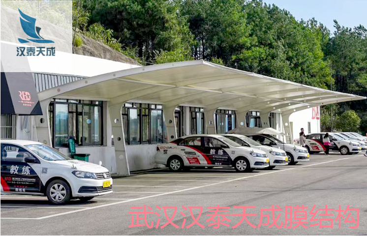 云梦县充电桩膜结构停车蓬 云梦县承接充电桩停车蓬膜结构维修