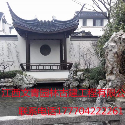 江西文青园林古建厂家直销半亭
