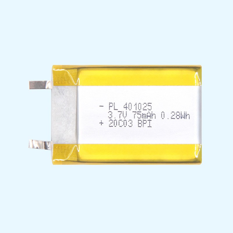 TWS无线蓝牙耳机锂电池401025-75mAh，3.7V