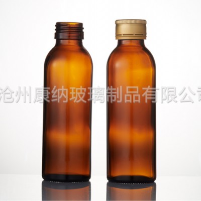 康纳制品棕色模制口服液瓶带盖