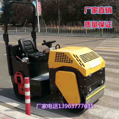 全液压1吨震动压路机震动碾 柴油双钢轮压路机