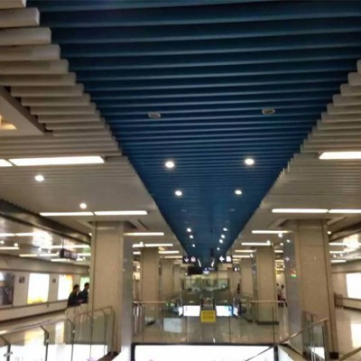 北京餐厅铝方通吊顶-北京铝方通厂家批发