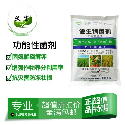 复合功能性菌固氮解磷解钾微生物肥料添加1吨加1公斤大棚经