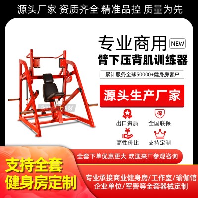 臂下压背肌训练器健身房健身器材悍马力量器械