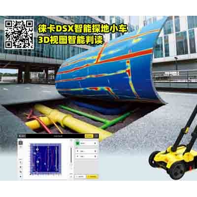 岑溪市徕卡DSX智能探地小车3D视图智能判读
