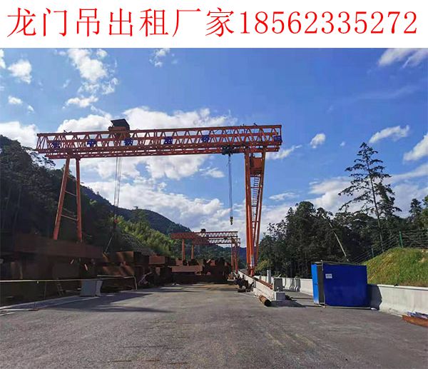 山东临沂龙门吊真诚服务客户