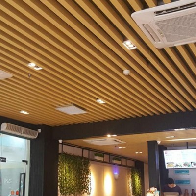 北京餐厅铝方通吊顶-北京铝方通厂家批发