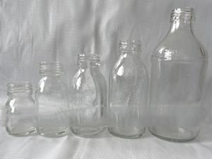 泊头林都药用玻璃瓶|透明螺纹口药用包装瓶