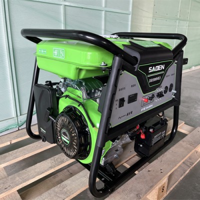 萨登5KW手启动汽油发电机户外用