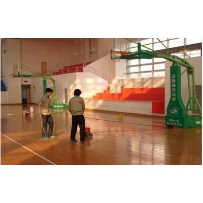 广州市海珠区大学城图书馆地板打蜡木地板护理胶地板暗沉增亮