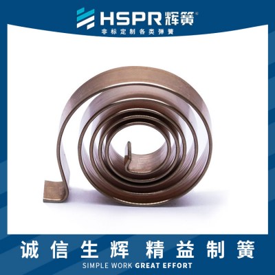 304不锈钢涡卷簧镀铬弹簧汽车车载充电器涡卷弹簧绕管机弹簧