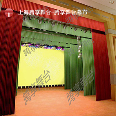 舞台幕布系统_舞台大幕_二道幕_三道幕_檐幕_横侧幕_纱幕