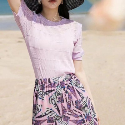 折扣店女装品牌贵姿夏 朵以女装丝珂上衣库存女装