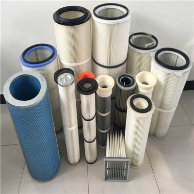 工业除尘器粉尘滤筒滤芯350*900打磨台除尘滤筒