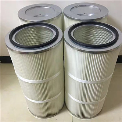 工业粉尘滤芯350*800聚酯纤维滤筒覆膜滤筒