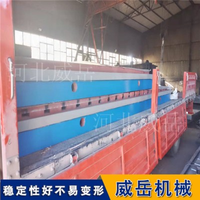  筋板加固电机试验平台铸铁试验平台 研磨工艺