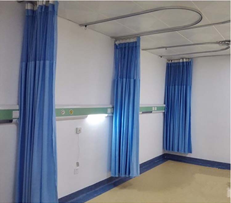厂价批发医用病房隔帘病床隔帘 养老院窗帘医院用隔帘规格可定