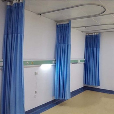 厂价批发医用病房隔帘病床隔帘 养老院窗帘医院用隔帘规格可定